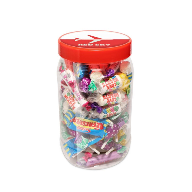 Custom Printed Large Sweet Jar Retro Mix