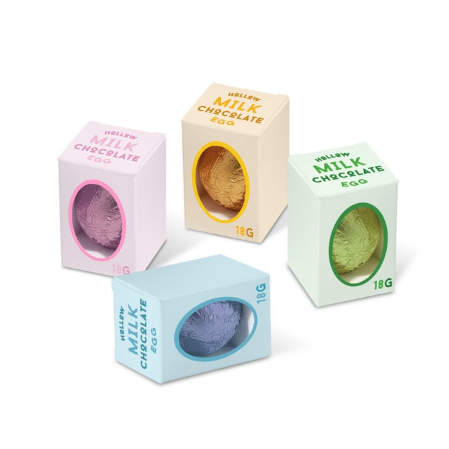 Custom Printed Easter Eco Mini Egg Box Hollow Chocolate Eggs