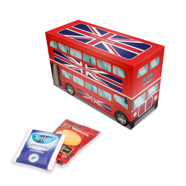 Custom Printed Eco Bus Box Tea & Biscuits