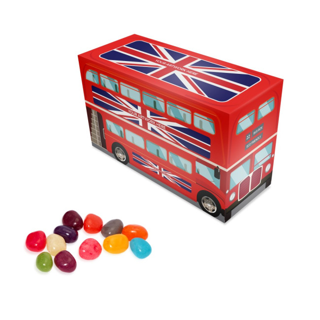 Custom Printed Eco Bus Box Jelly Bean Factory