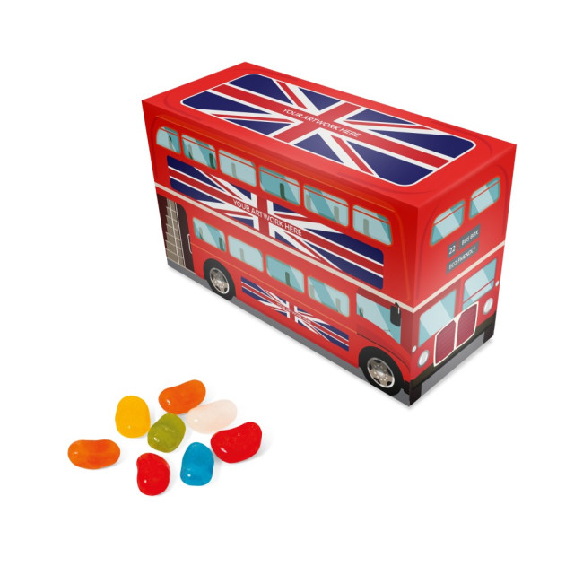 Custom Printed Eco Bus Box Jolly Beans