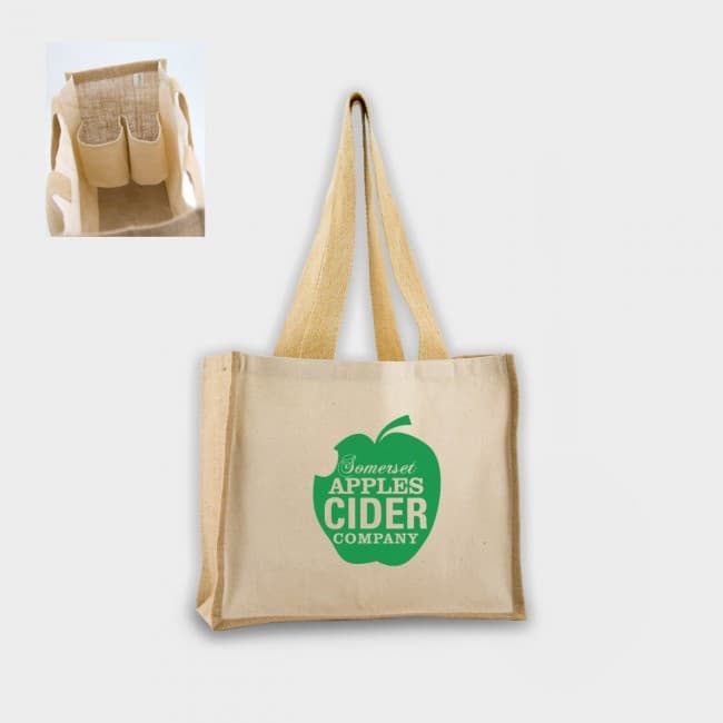 Custom Printed Green & Good Evesham Bag - Cotton & Jute