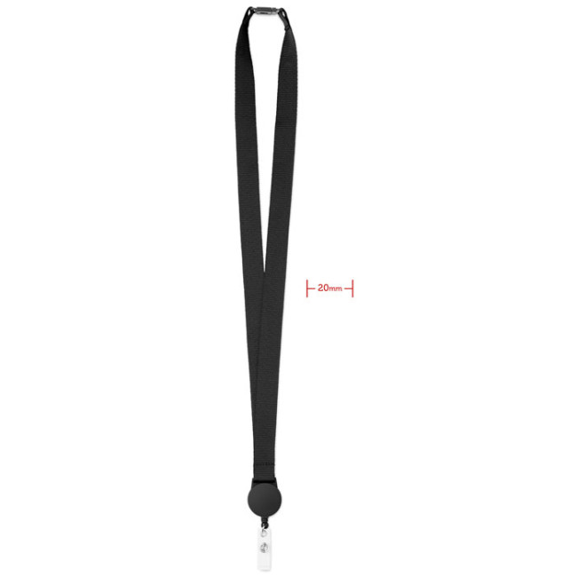 Custom Printed Lanyard With Retractable Clip - Image 1