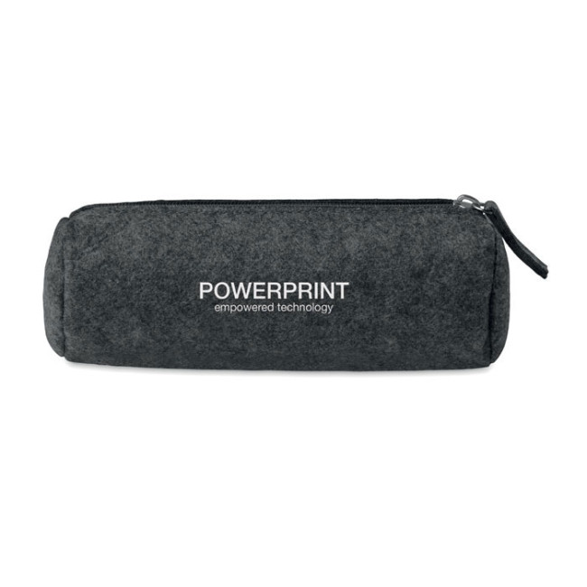 Custom Printed Felt Zippered Pencil Case