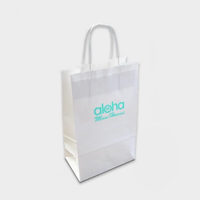 Custom Printed Green & Good A4 Kraft Paper Bag - Sustainable Paper - Image 1