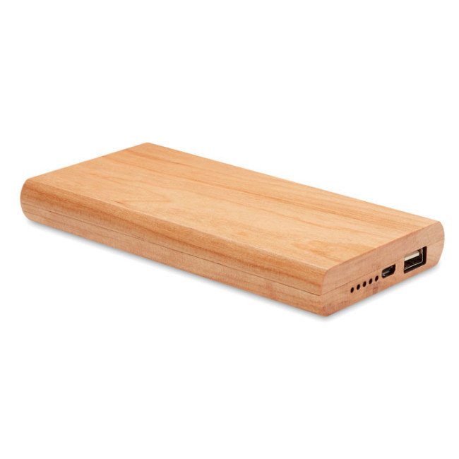 Custom Printed Power Bank 4000 mAh Bamboo