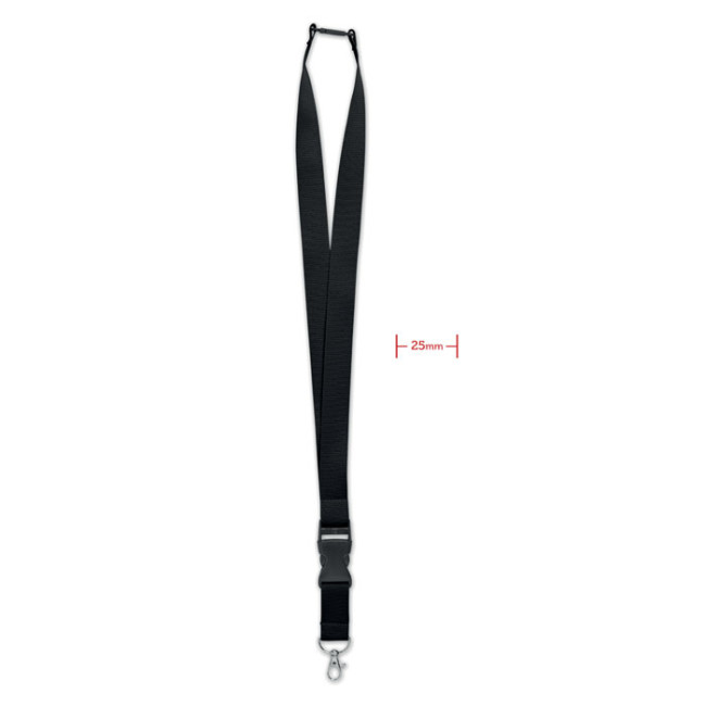 Custom Printed Lanyard With Metal Hook 25mm - Image 2