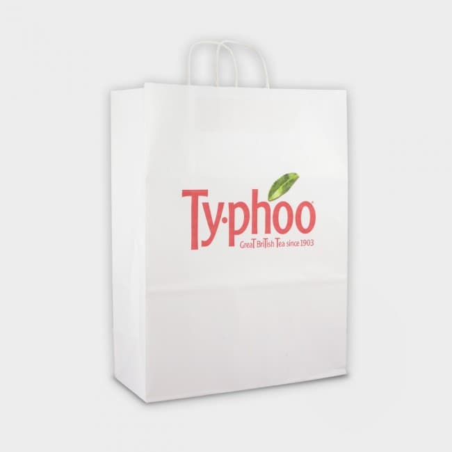 Custom Printed Green & Good Large Carrier Bag Digital Print - Sustainable Paper