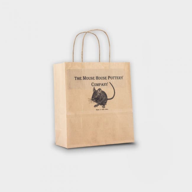 Custom Printed Green & Good Mini Kraft Paper Bag Digital Print - Sustainable Paper - Image 2