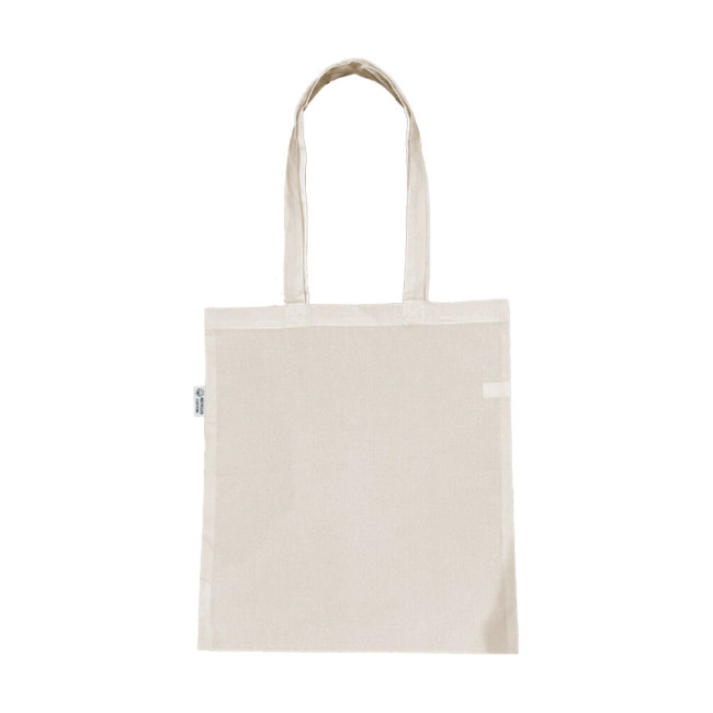 Custom Printed 10oz Natural Recycled Cotton Bag With Gusset