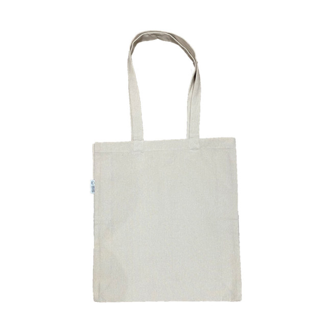 Custom Printed 8oz Natural Organic Cotton Shopper With Gusset