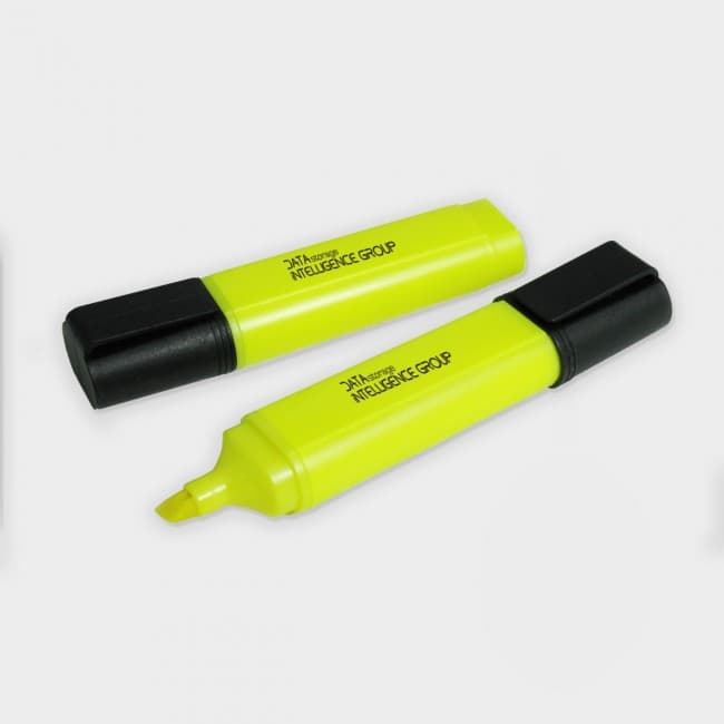 Custom Printed Green & Good Highlighter Pen - Recycled - Image 5