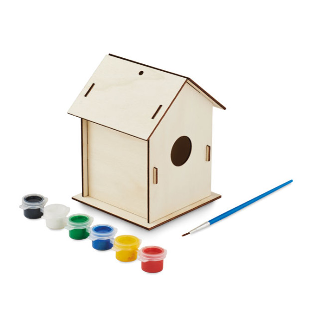 Custom Printed DIY Wooden Bird House Kit