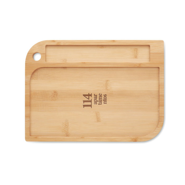 Custom Printed Meal Plate In Bamboo