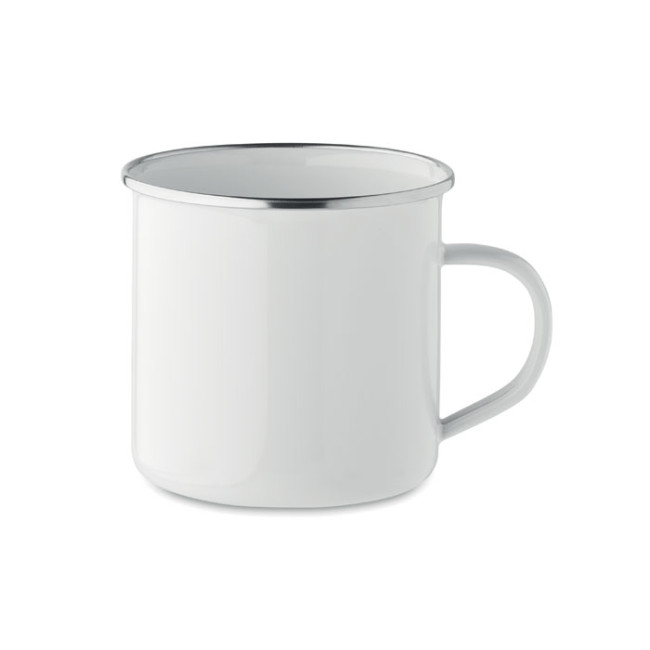 Custom Printed Enamel Layer Sublimation Mug 500ml