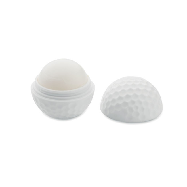 Custom Printed Lip Balm In Golf Ball Shape