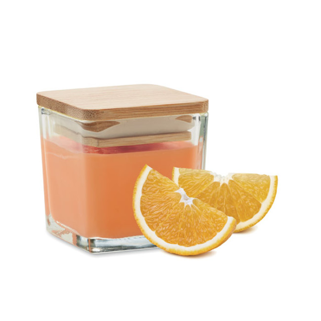 Custom Printed Squared Fragranced Candle 50gr - Image 3