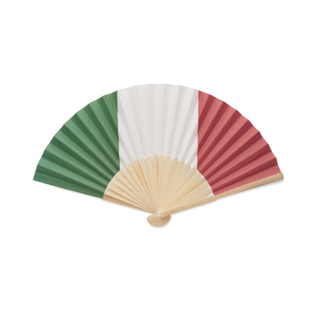 Custom Printed Manual Fan Flag Design - Image 1