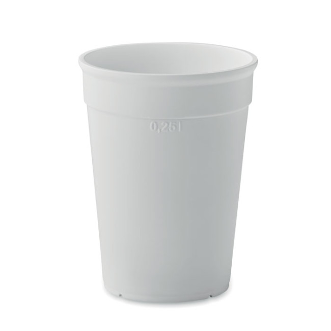 Custom Printed Recycled PP Cup Capacity 300ml - Image 2