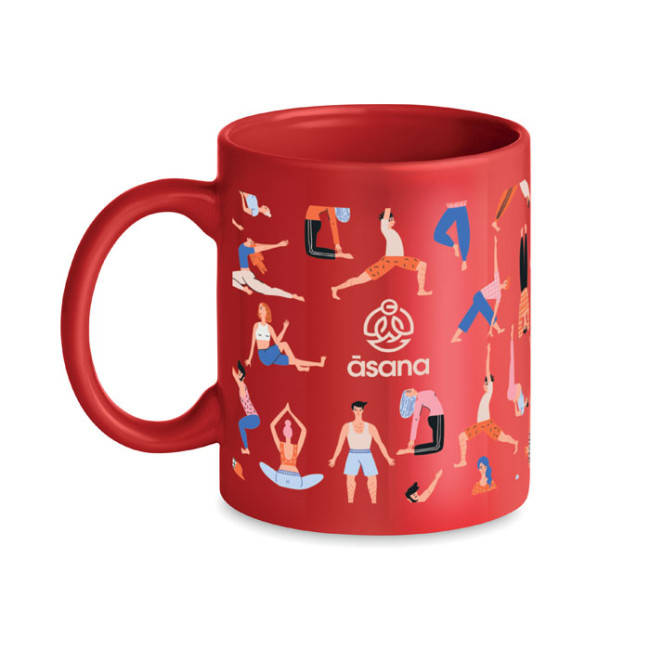 Custom Printed Coloured Ceramic Mug 300ml - Image 4