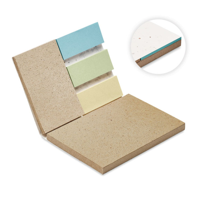 Custom Printed Grass/Seed Paper Memo Pad