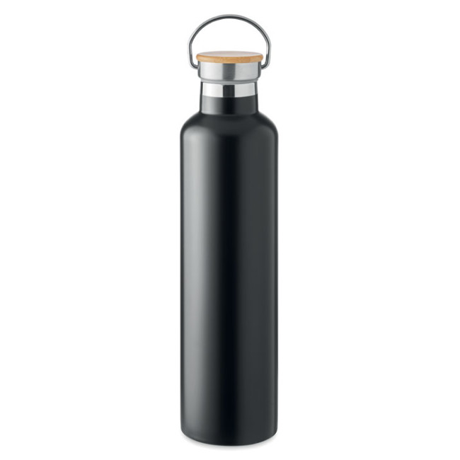 Custom Printed Double Wall Stainless Steel Flask 1L - Image 1