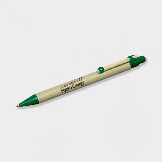 Custom Printed Green & Good Storia Pen - Recycled Card w Round Clip - Image 7