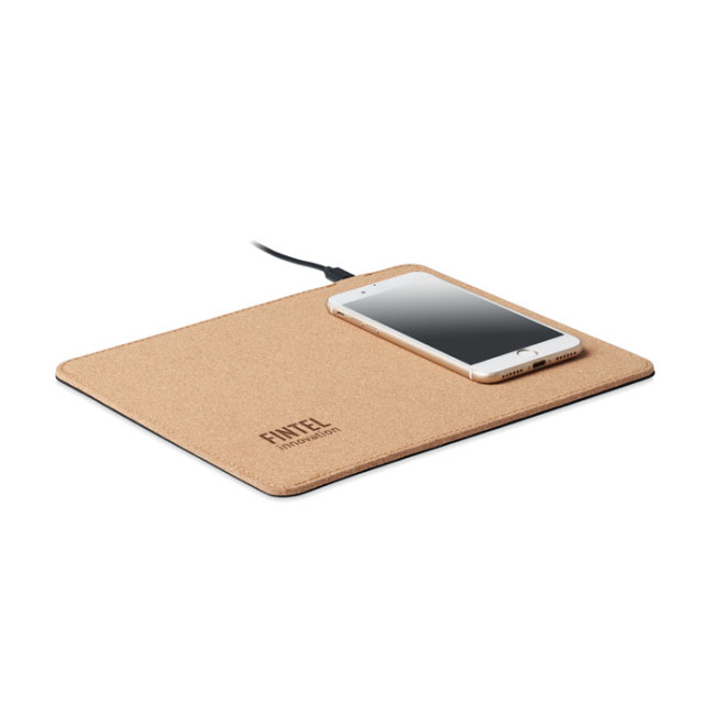 Custom Printed Cork Mouse Pad Charger 15W