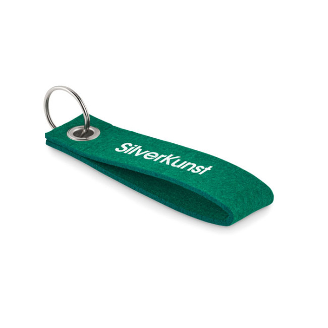 Custom Printed RPET Felt Keyring - Image 4