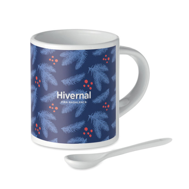 Custom Printed Ceramic Sublimation Mug 300ml - Image 2