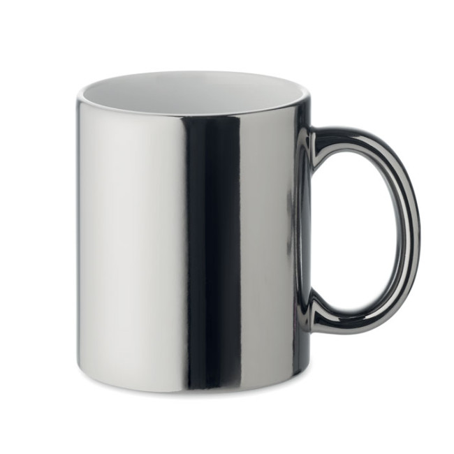 Custom Printed Ceramic Mug Metallic 300ml - Image 1