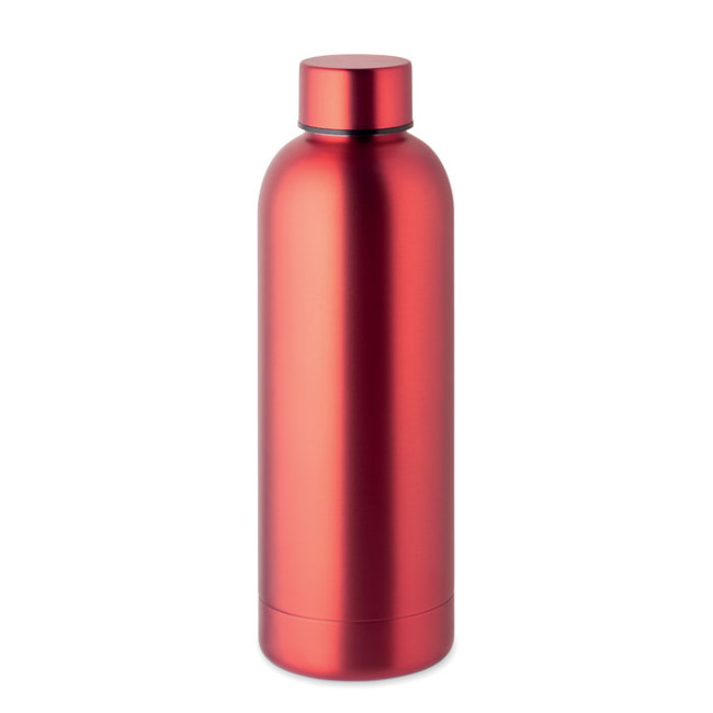 Custom Printed Double Wall Recycled Stainless Steel Bottle 500ml - Image 1