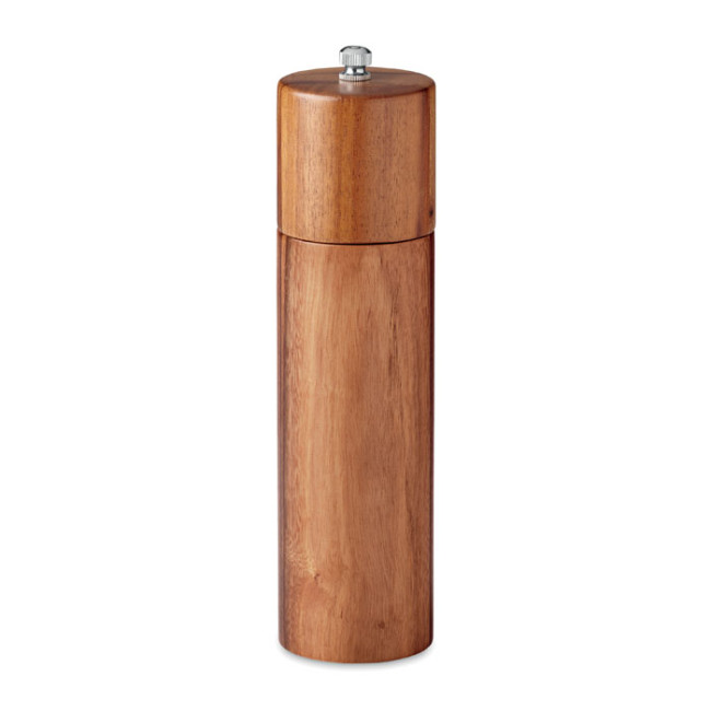 Custom Printed Pepper Grinder In Acacia Wood