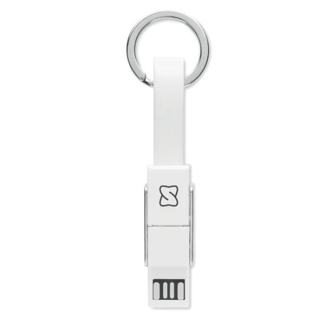 Custom Printed Keyring With 4 In 1 Cable - Image 2