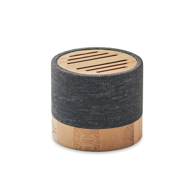 Custom Printed Bamboo RPET Wireless Speaker