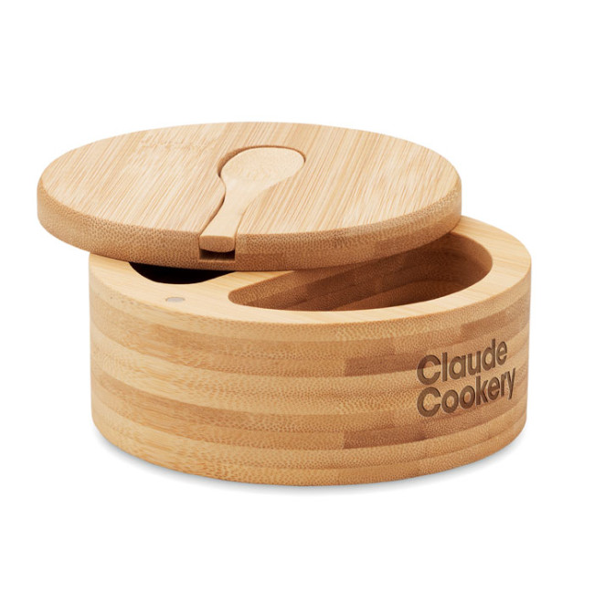 Custom Printed Salt And Pepper Bamboo Box