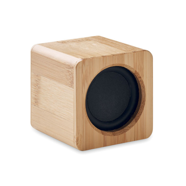 Custom Printed Bamboo Wireless Speaker