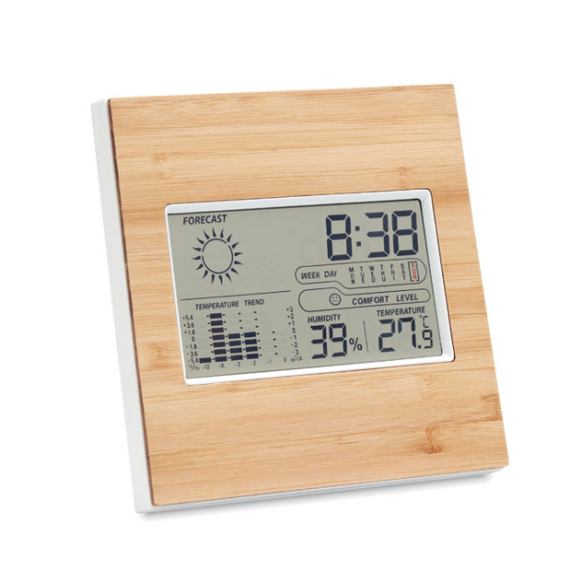 Custom Printed Weather Station Bamboo Front