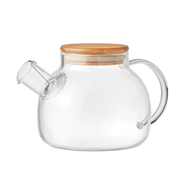 Custom Printed Teapot Borosilicate Glass 850ml