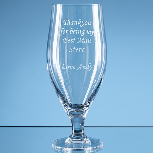 Custom Printed 0.38ltr Stelara Beer Glass