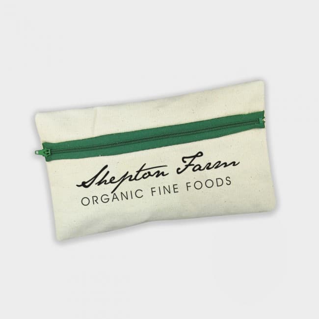 Custom Printed Green & Good Organic Pencil Case - Cotton 10oz - Image 3