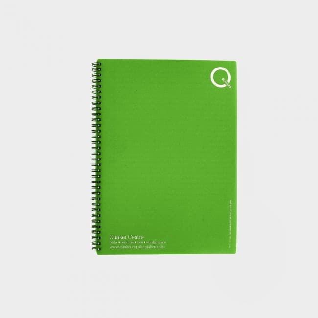 Custom Printed Green & Good A4 Polypropylene Wire Notebooks - Recycled - Image 2