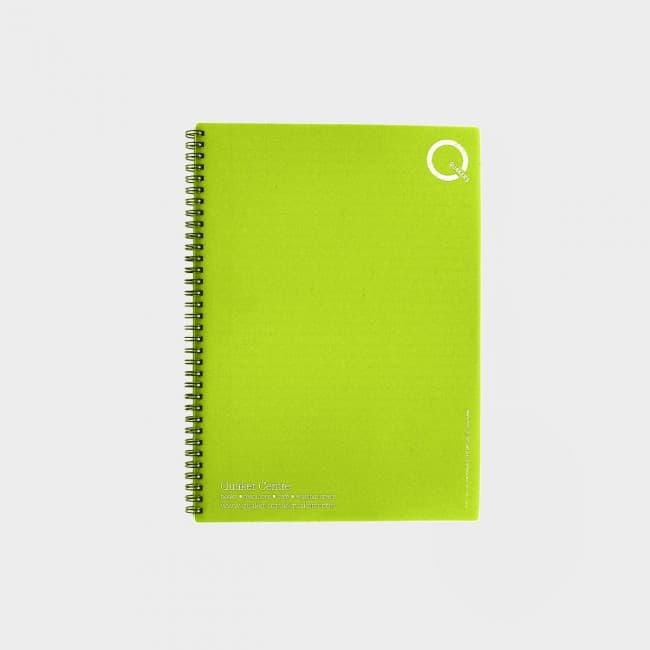 Custom Printed Green & Good A4 Polypropylene Wire Notebooks - Recycled - Image 4