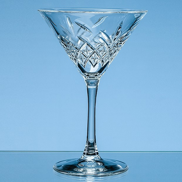 Custom Printed 230ml Creative Bar Full Cut Martini Glass