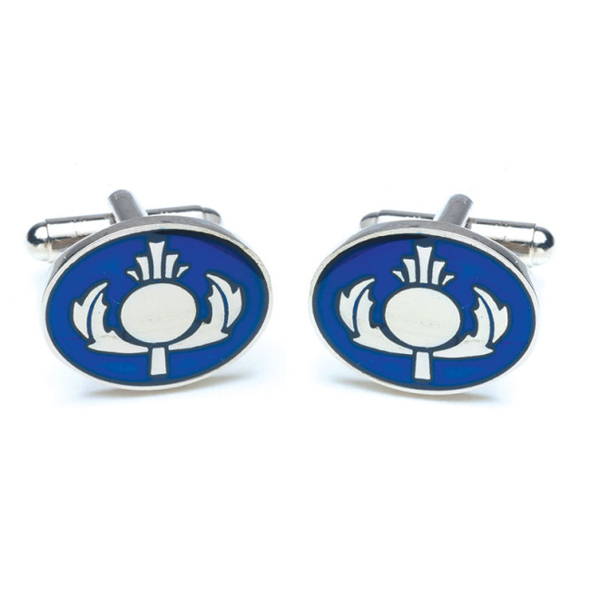 Custom Printed Injection Moulded Enamelled Cufflinks