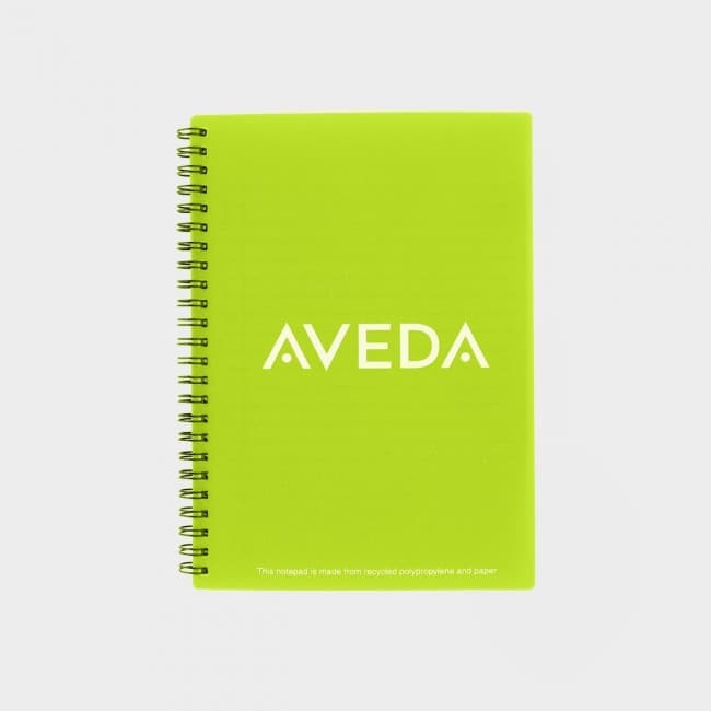 Custom Printed Green & Good A5 Polypropylene Wire Notebooks - Recycled - Image 6