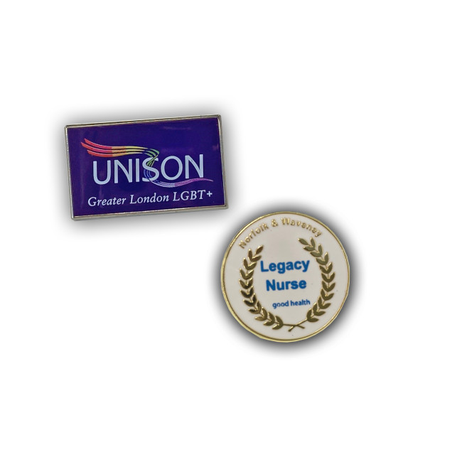 Custom Printed Printed Hard Enamel Badges