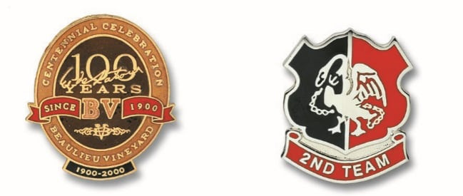 Custom Printed Hard Enamel Badges