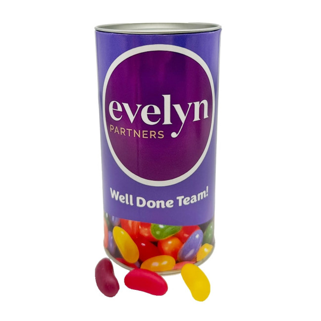 Custom Printed Jelly Beans Tube 100g