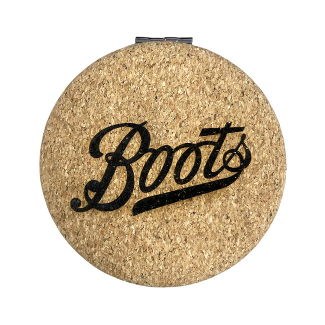 Custom Printed Cork Pocket Mirror